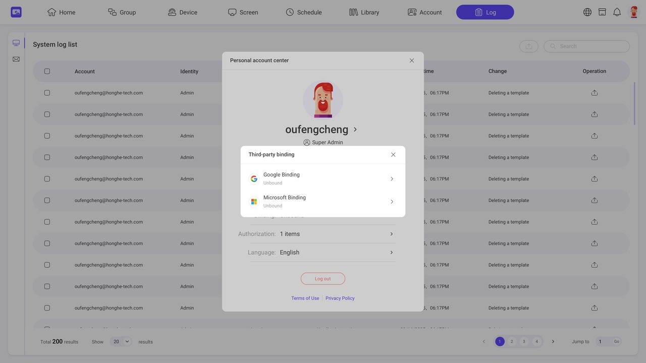 12.3.Edit single sign-on account