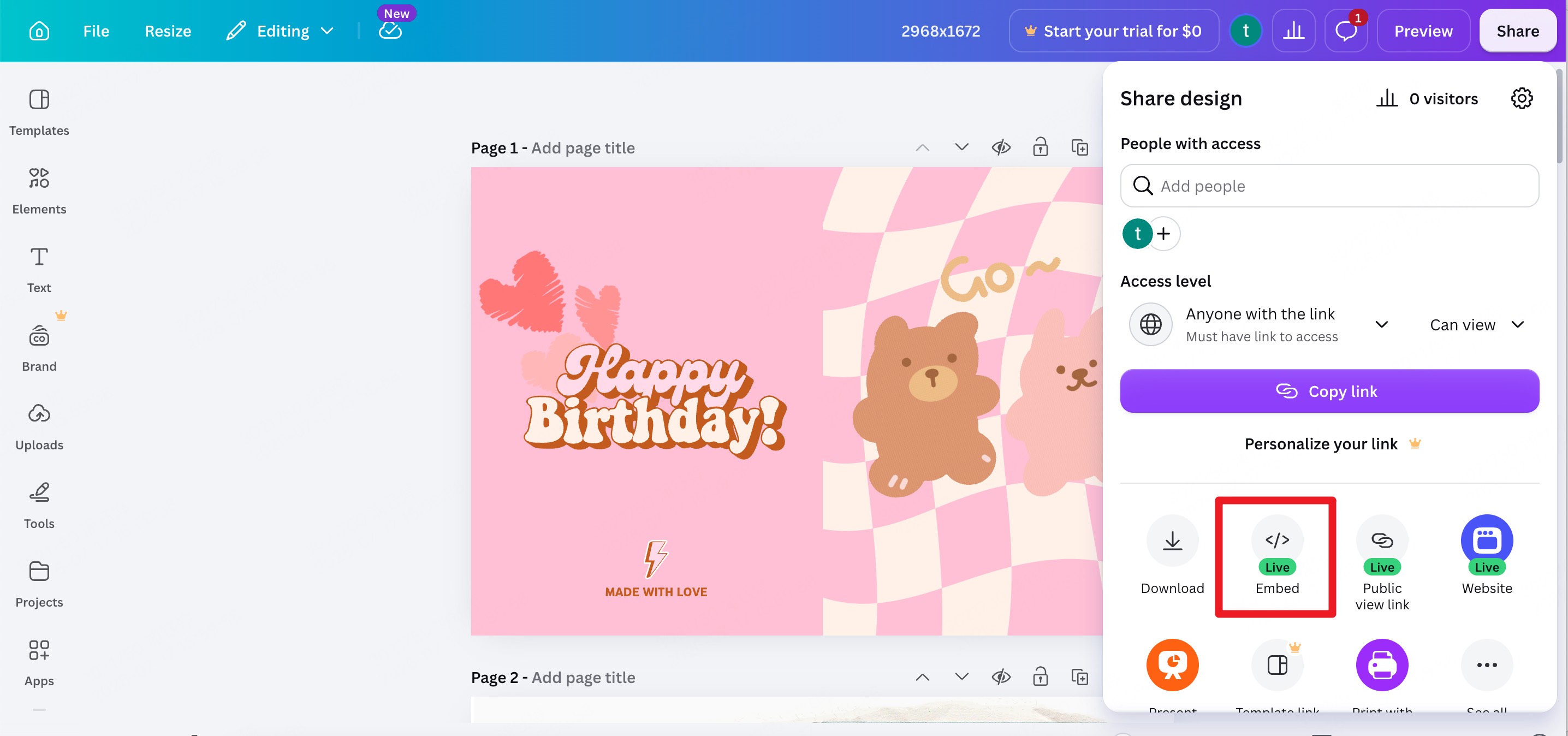 5.3.1.Canva Embed
