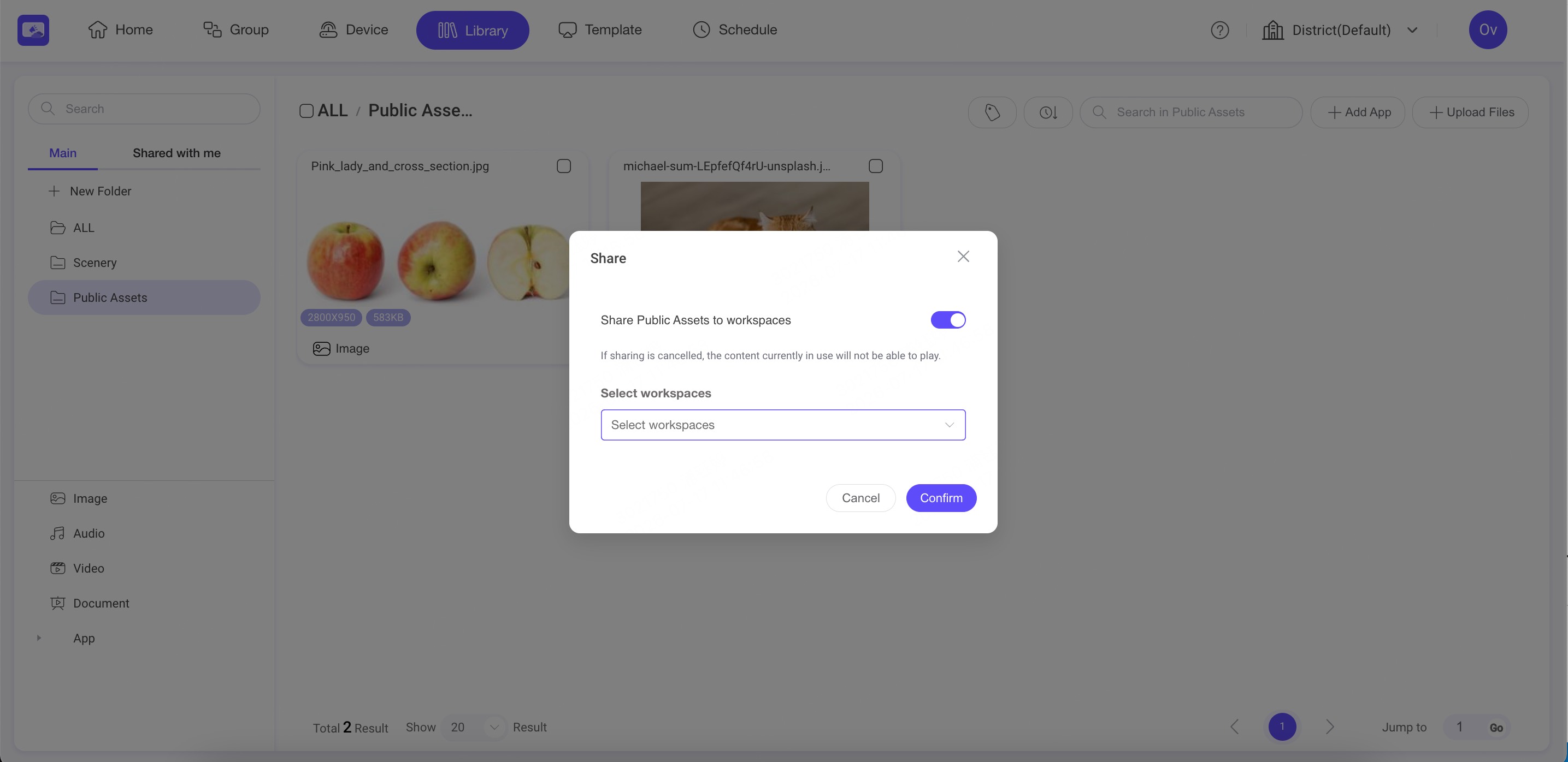 5.27.Select Workspaces